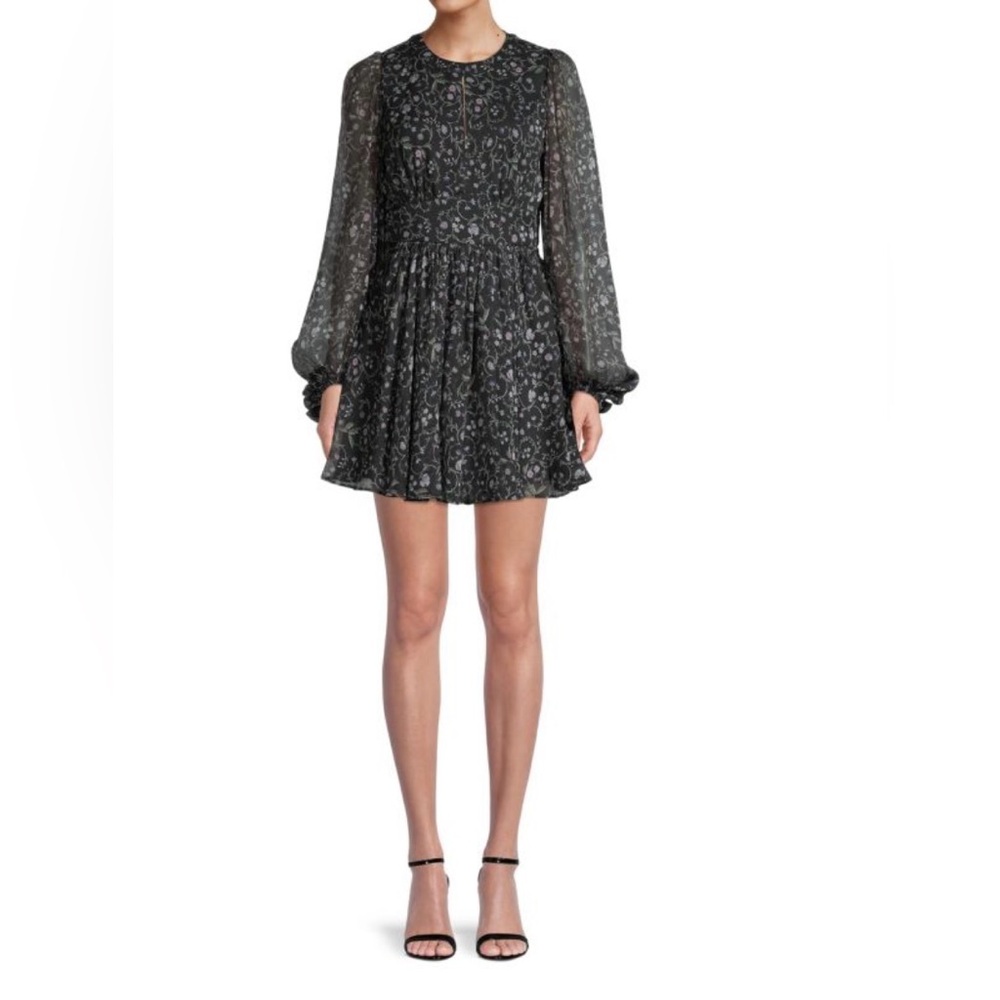 Ted Baker London Mairie Floral Mini Dress Sz 0